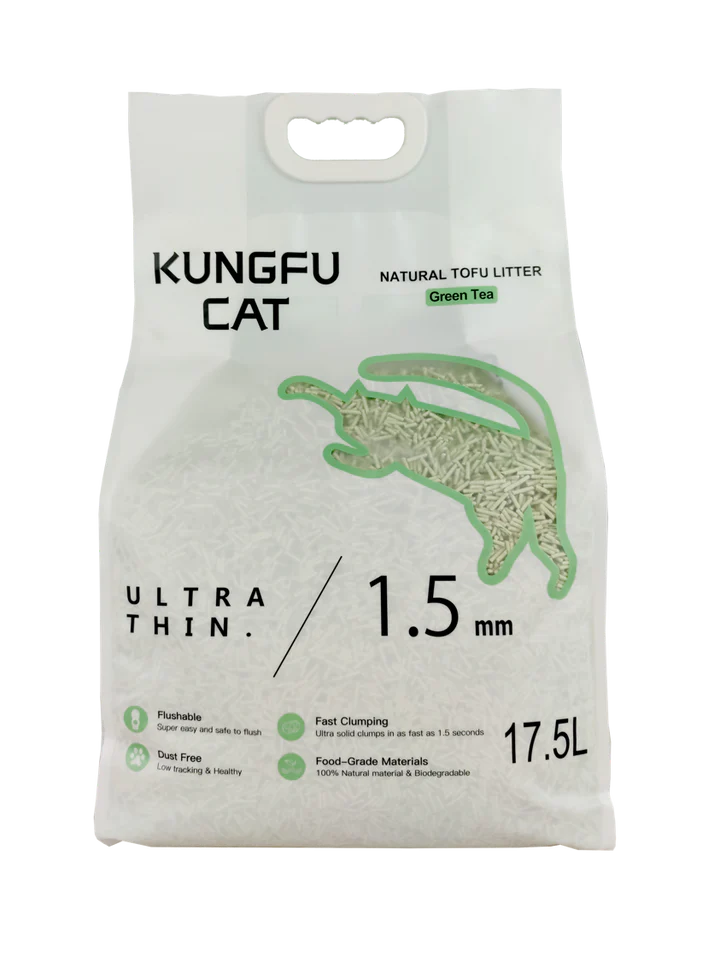 KUNGFU CAT Tofu Litter Green Tea 17.5L/6.5KG