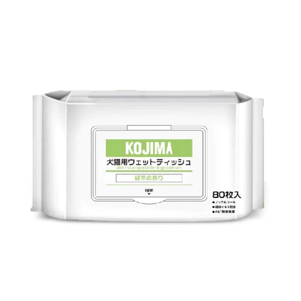 Kojima Pet Wipes for Cats & Dogs - 80 pcs