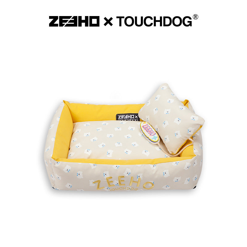 TOUCHDOG Boutique Bear Style Pet Bed (Pillow and Blanket included)