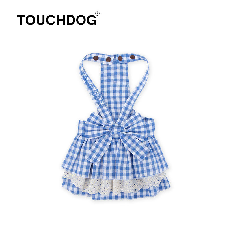TOUCHDOG Idyllic Picnic Sweet Style Pet Dress
