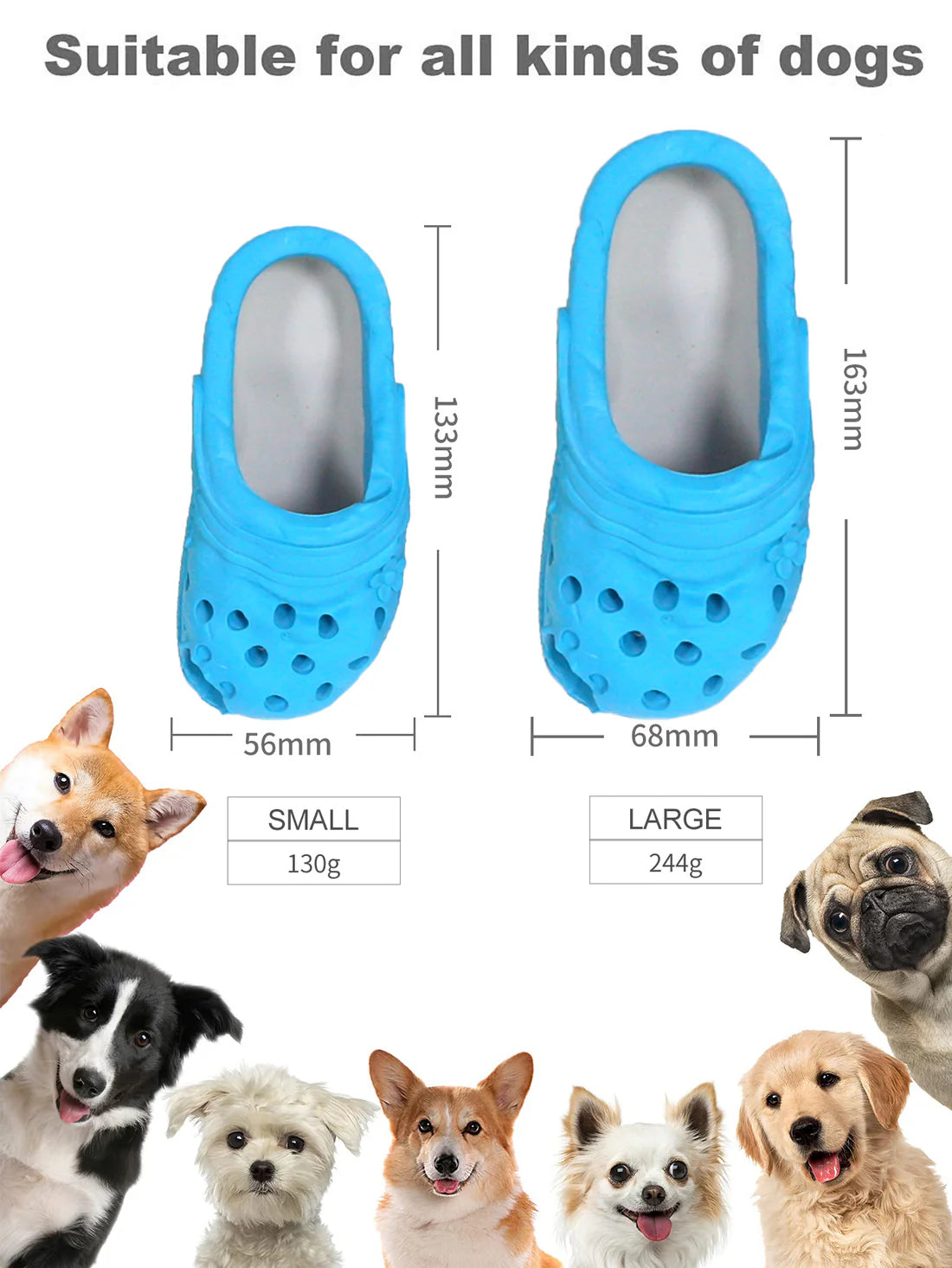 PETOPIA Ultra Tough Dog Toy Cozy Slipper