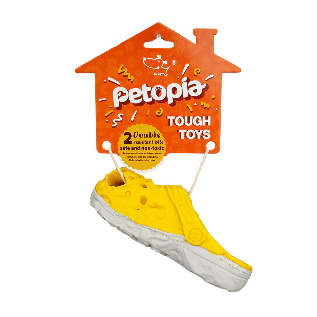 PETOPIA Ultra Tough Dog Toy Cozy Slipper