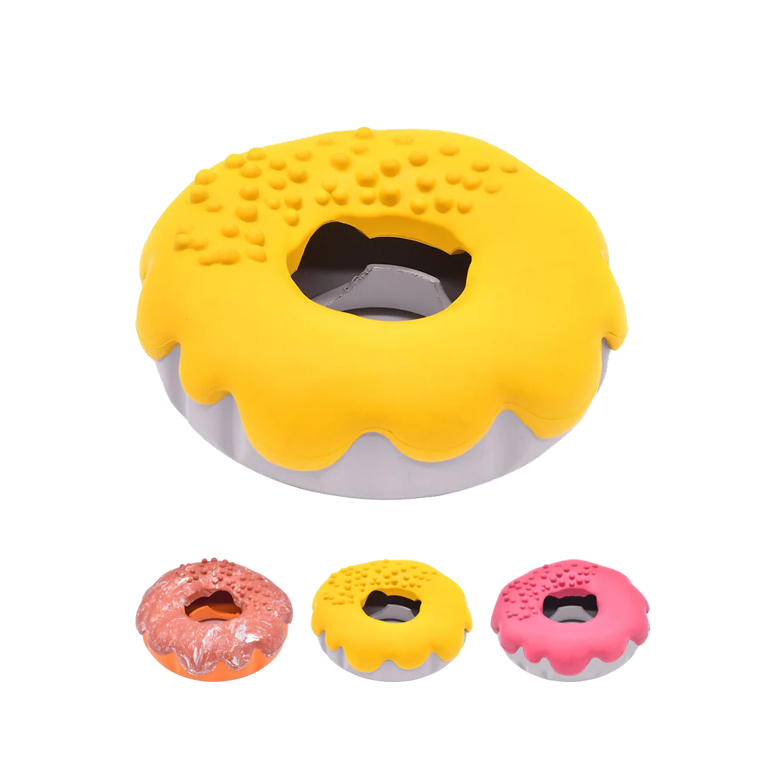 PETOPIA Ultra Tough Dog Toy Mochi Donut