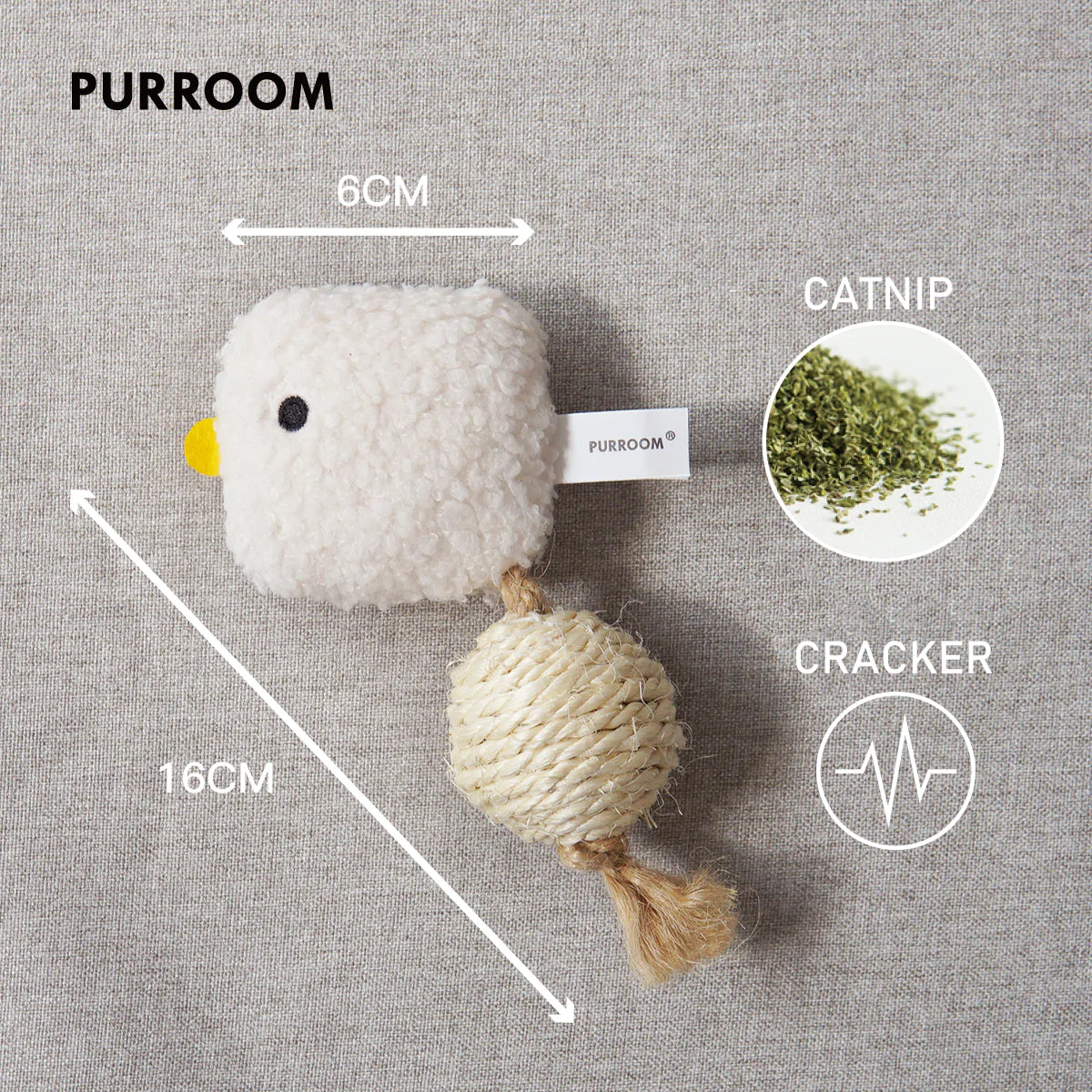 PURROOM Catnip Cat Toy