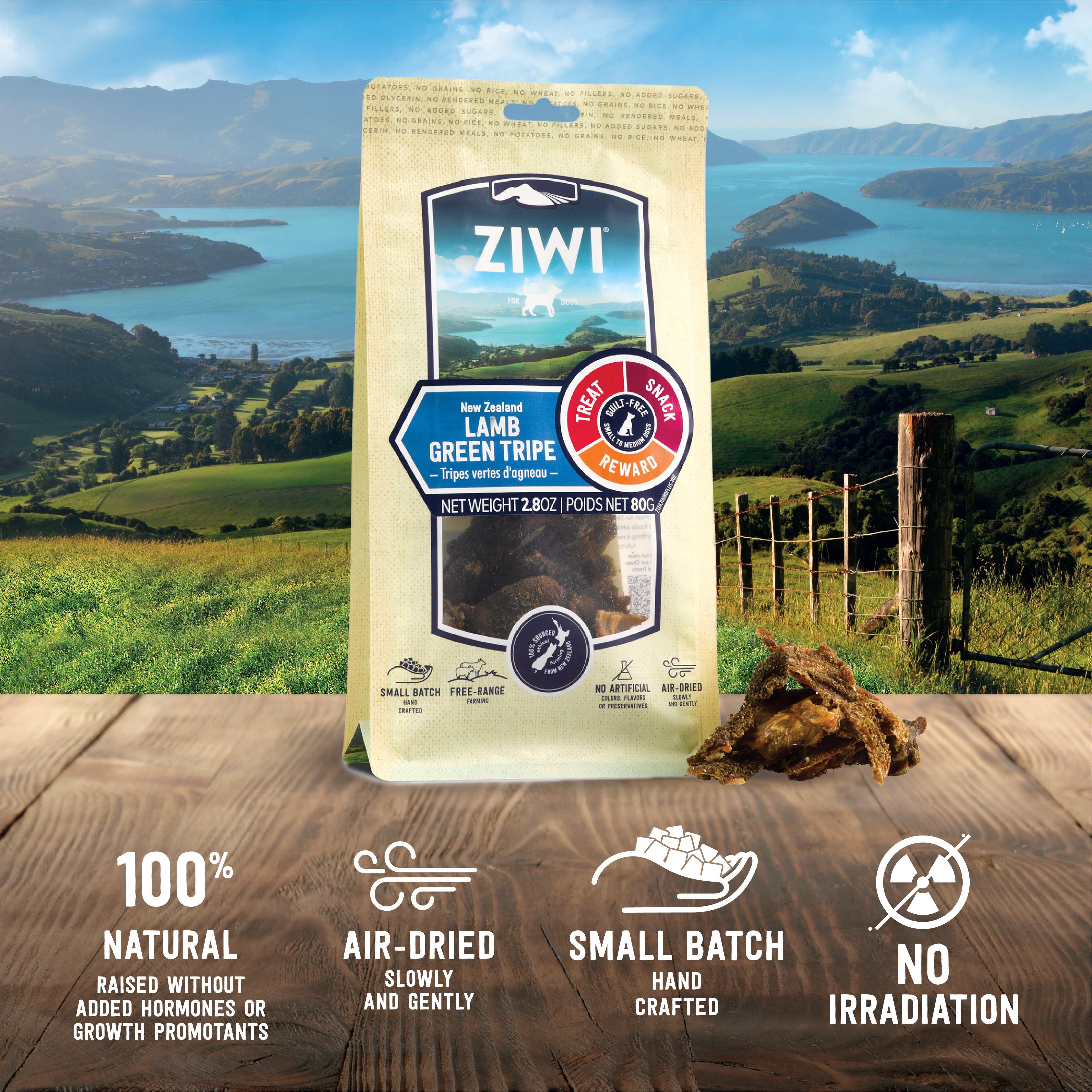 ZIWI Oral Treats & Chews - Lamb Green Tripe