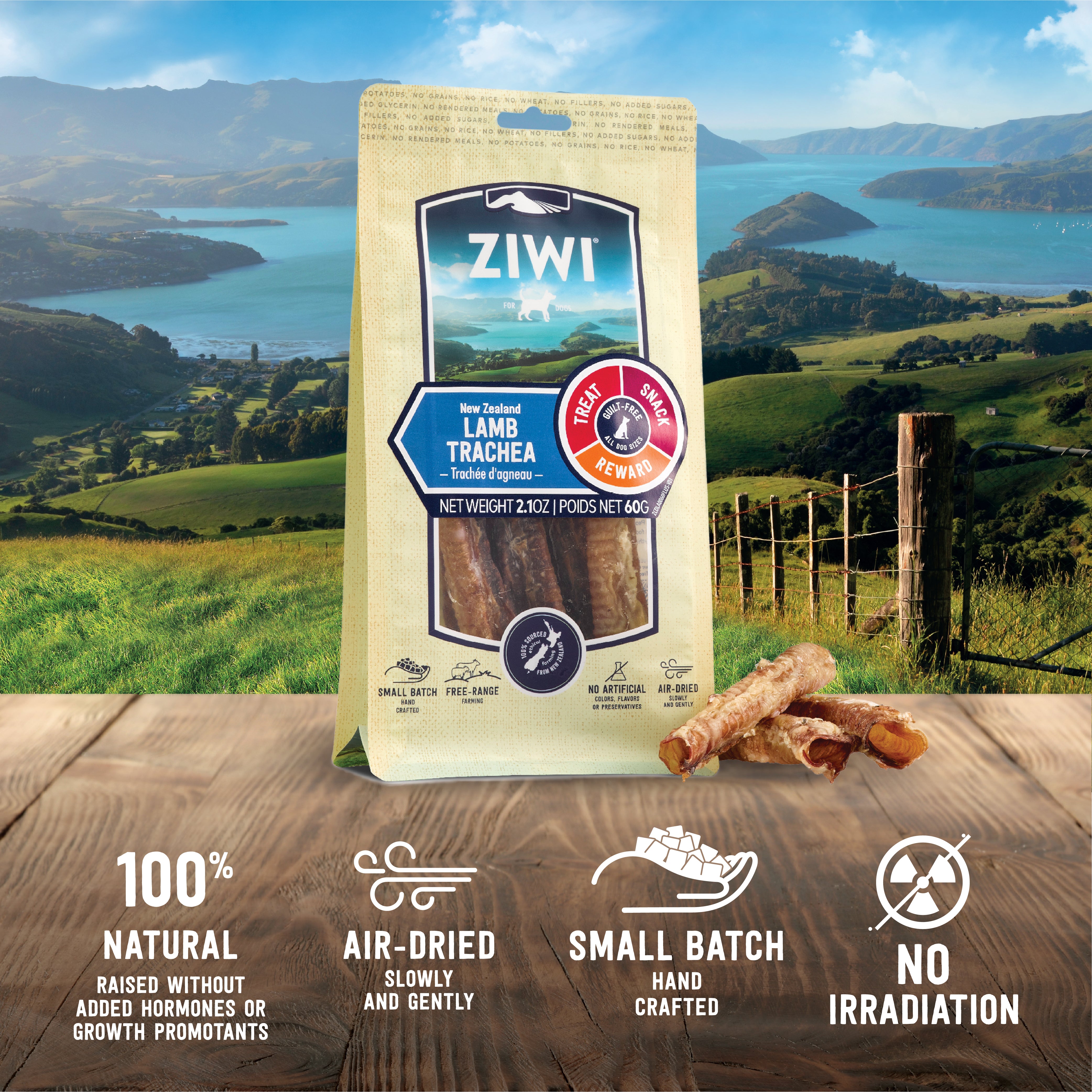 ZIWI Oral Treats & Chews - Lamb Trachea