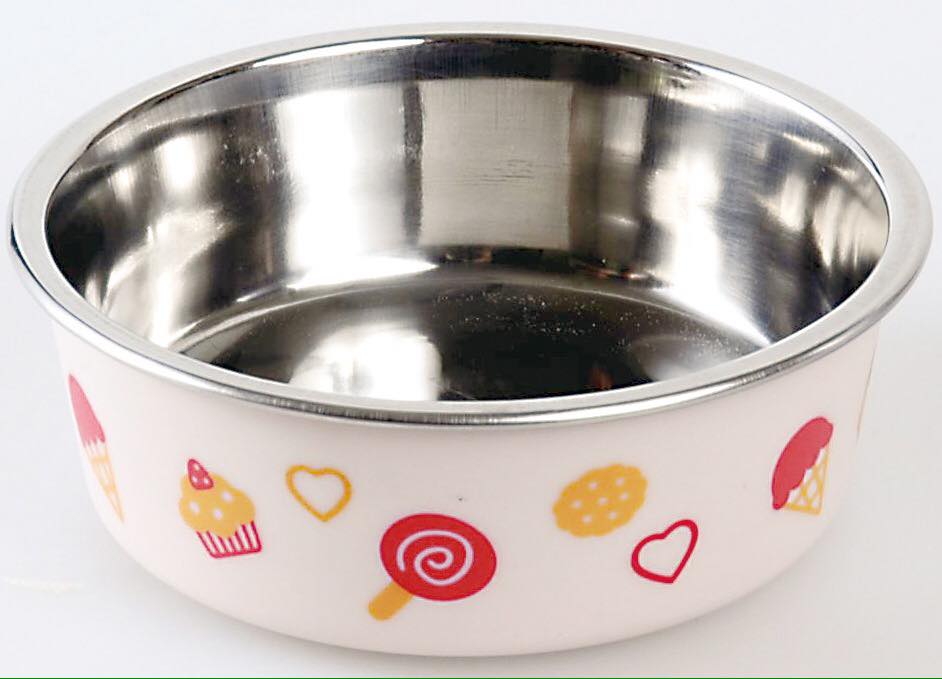 Doggyman Colorful Stainless Dish for Dog