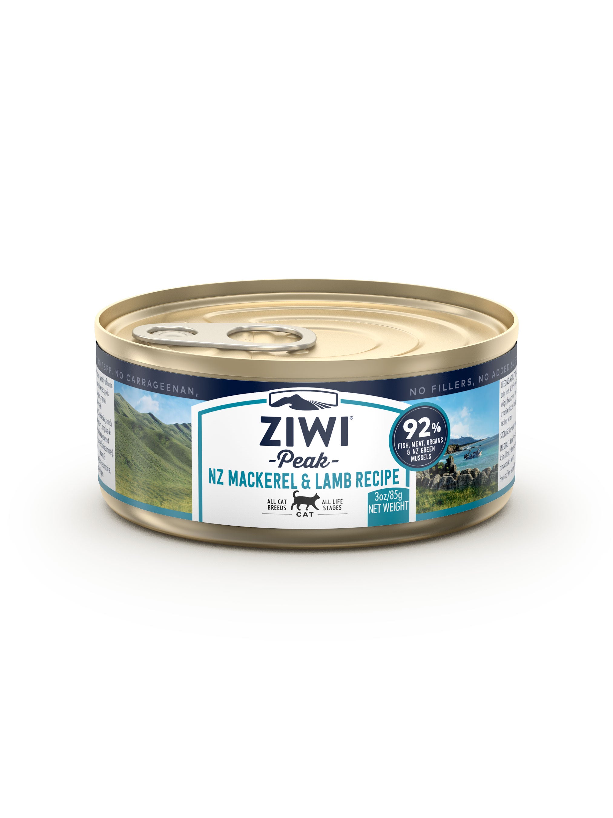 ZIWI Peak Canned Cat Food -Mackrel & Lamb Recipe 85g